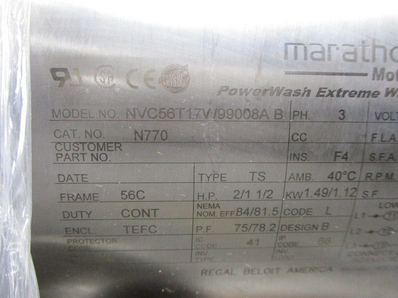 MARATHON ELECTRIC 056T17W99008 (N770) NSMP