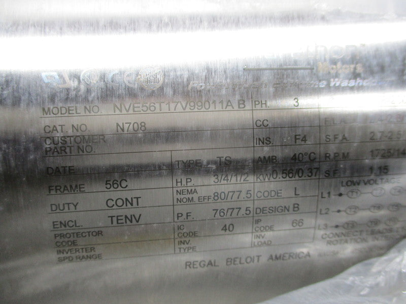 MARATHON ELECTRIC 056T17V99011 (N708) NSMP