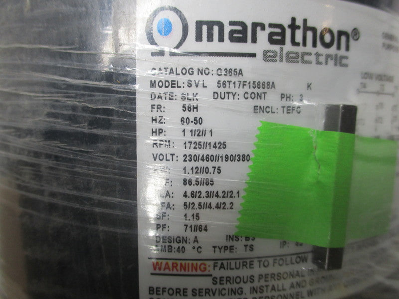 MARATHON ELECTRIC 056T17F15668 (G365A) NSMP