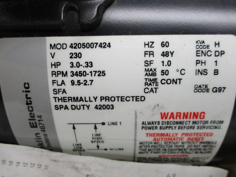 FRANKLIN ELECTRIC 4205007424 (42005)(AS PICTURED) NSMP