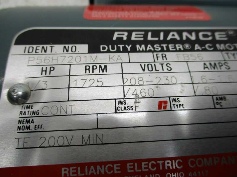 RELIANCE ELECTRIC P56H7201M-KA UNMP