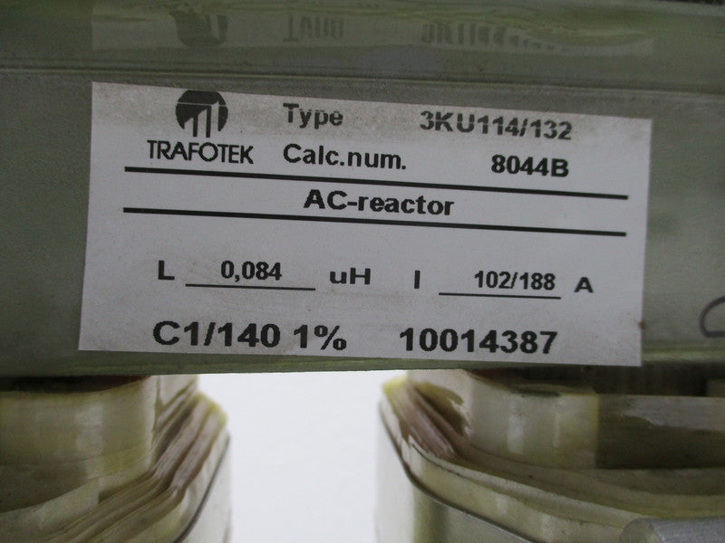 TRAFOTEK 3KU114/132 (8044B) (10014387) (AS PICTURED) NSNP