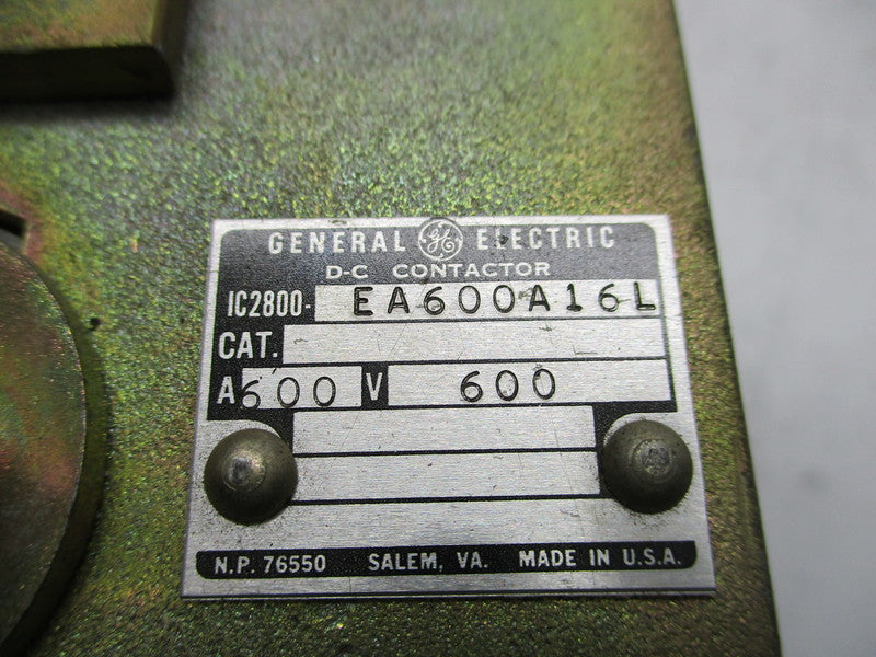 GENERAL ELECTRIC IC2800-EA600A16L (AS PICTURED) UNMP
