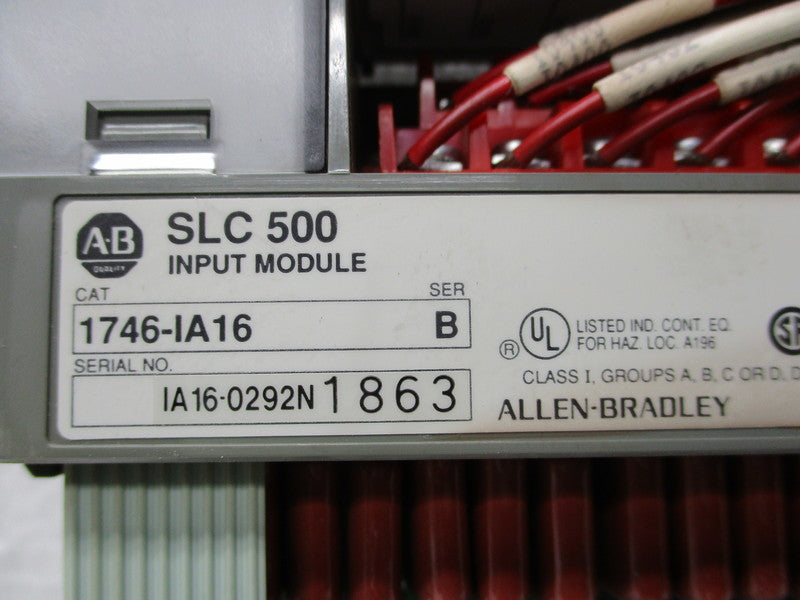 ALLEN BRADLEY 1746-IA16 SER. B UNMP