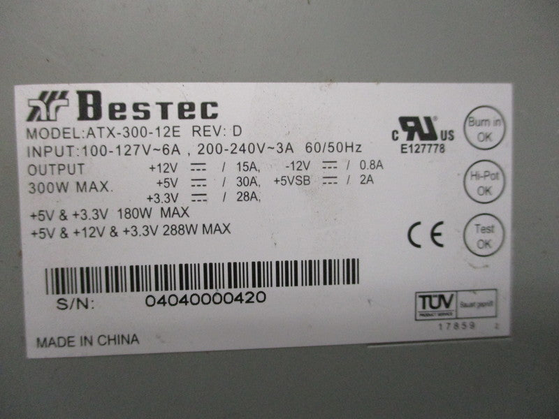 BESTEC ATX-300-12E UNMP