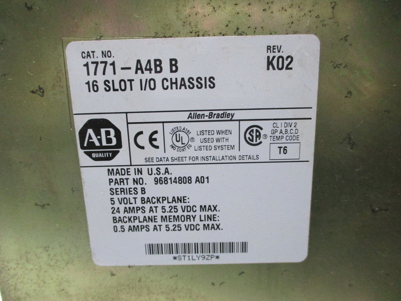 ALLRN BRADLEY 1771-A4B SER. B UNMP