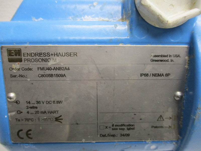 ENDRESS+HAUSER FMU40-ANB2A4 UNMP