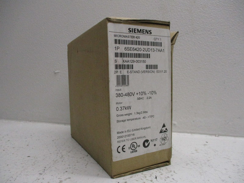 SIEMENS 6SE6420-2UD13-7AA1 NSMP