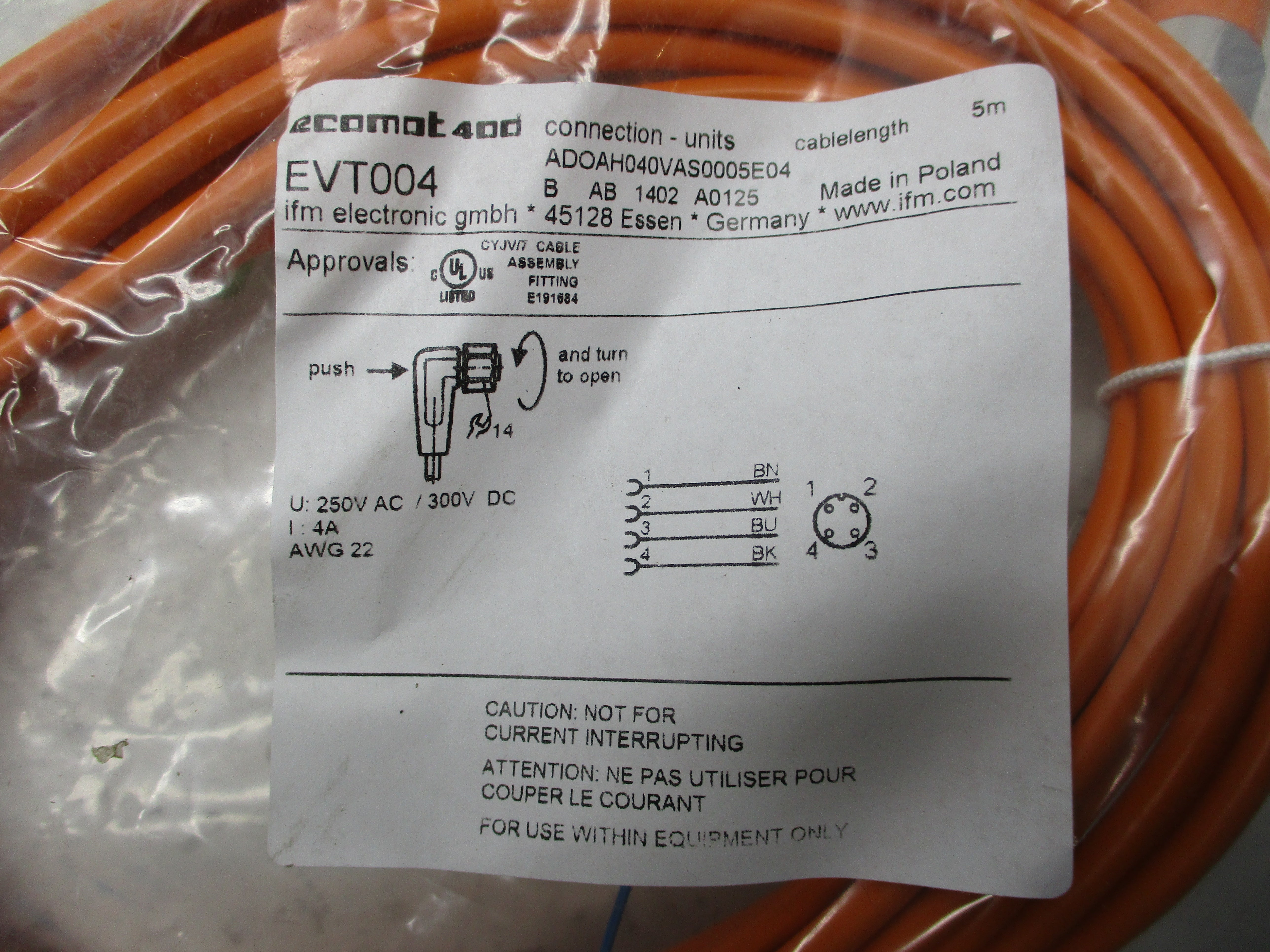 IFM EFECTOR EVT004 NSMP