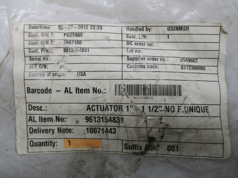 ALFA LAVAL 9613154831 (UNIQUE 7000) NSMP