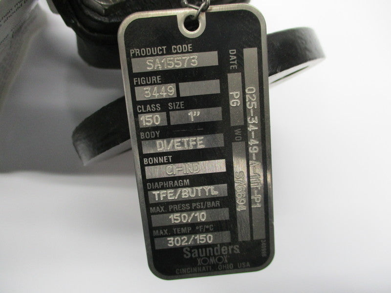 SAUNDERS 3449 (025-34-49-A-11T-P1) NSNP