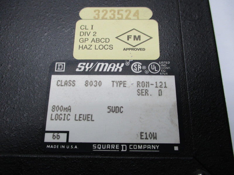 SQUARE D 8030-ROM121 UNMP