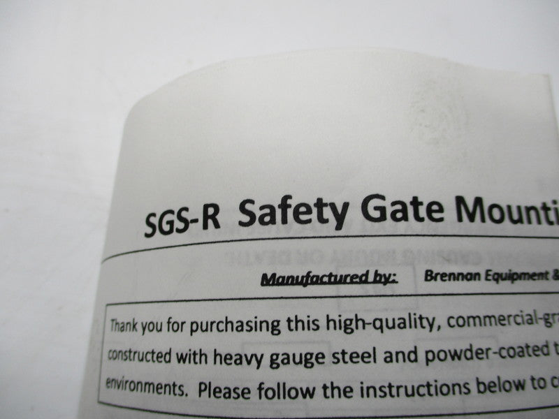 BRENNAN EQUIPTMENT SGS-R NSNP