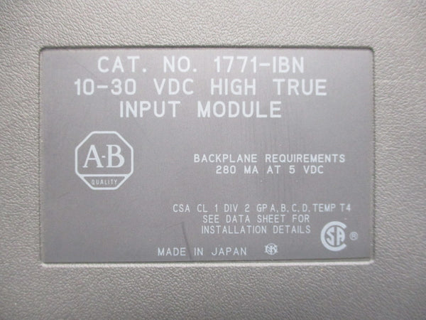 ALLEN BRADLEY 1771-IBN UNMP