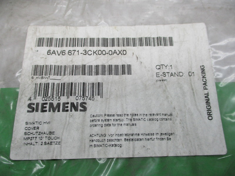 SIEMENS 6AV6671-3CK00-0AX0 NSNP