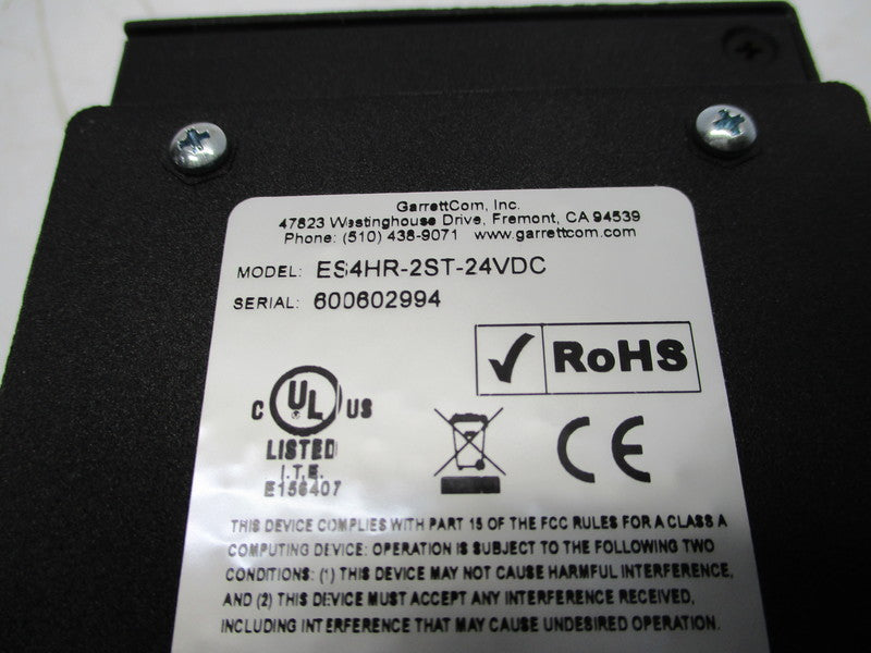 GARRETTCOM ES4HR-2ST-24VDC NSMP