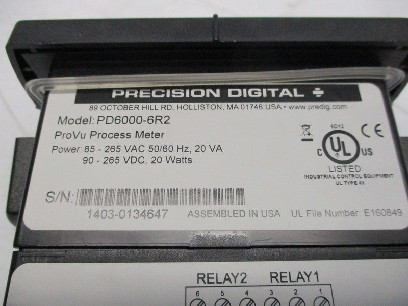 PRECISSION DIGITAL PD6000-6R2 NSMP