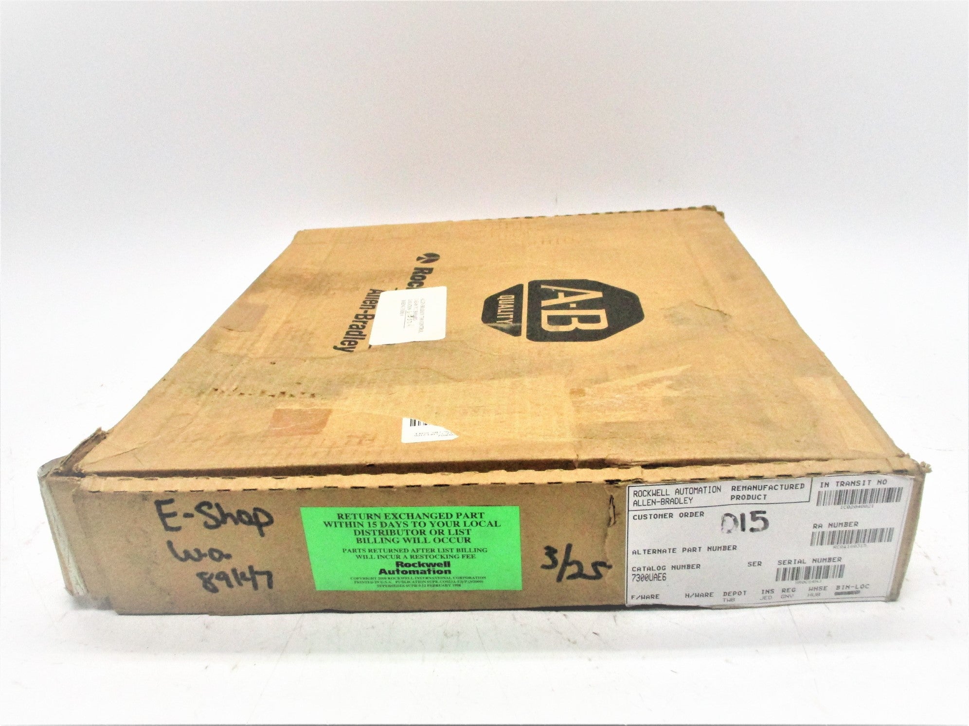 ALLEN BRADLEY 7300UAE6 REMAN
