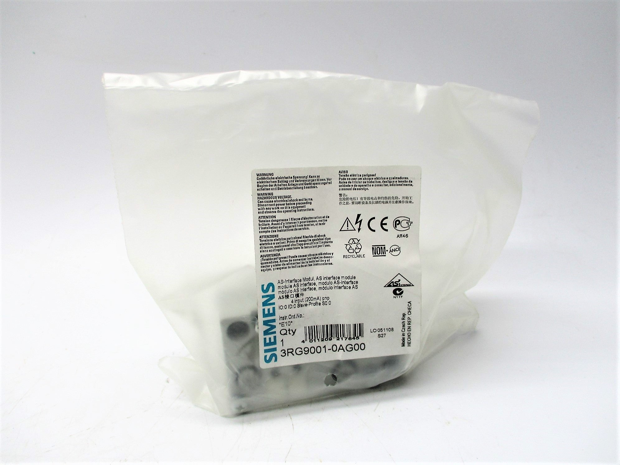 SIEMENS 3RG9001-0AG00 NSMP