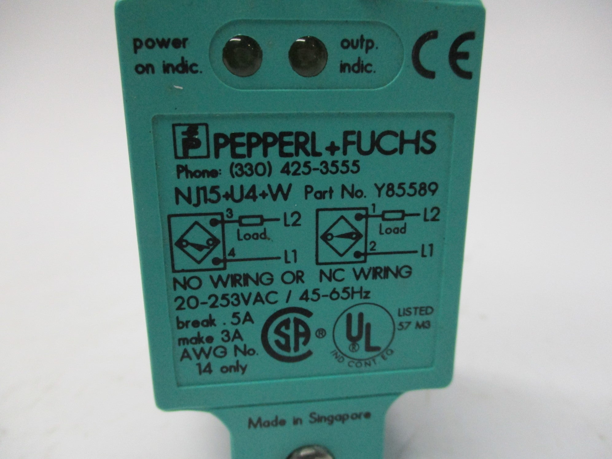 PEPPERL + FUCHS Y85589 NSNP