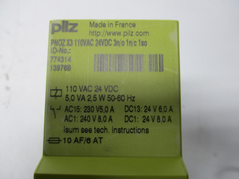 PILZ 774314 (139768)(PN0Z-X3) NSMP