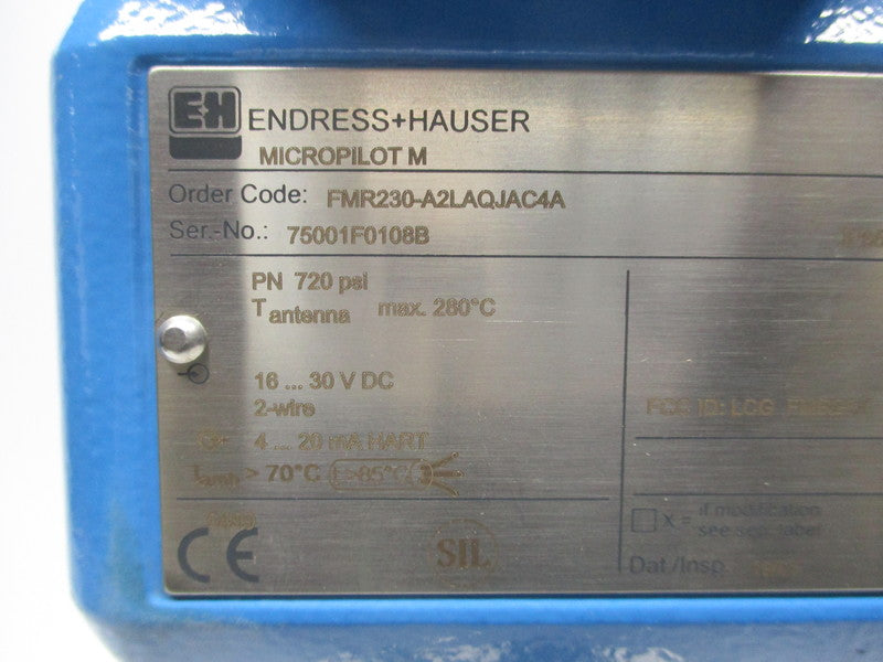 ENDRESS + HAUSER FMR230-A2LAQJAC4A NSNP