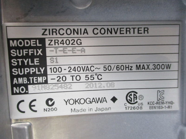 YOKOGAWA ZR402G-T-E-E-A NSMP