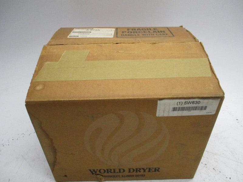 WORLD DRYER 5W630 (A-974A) (74718) NSMP