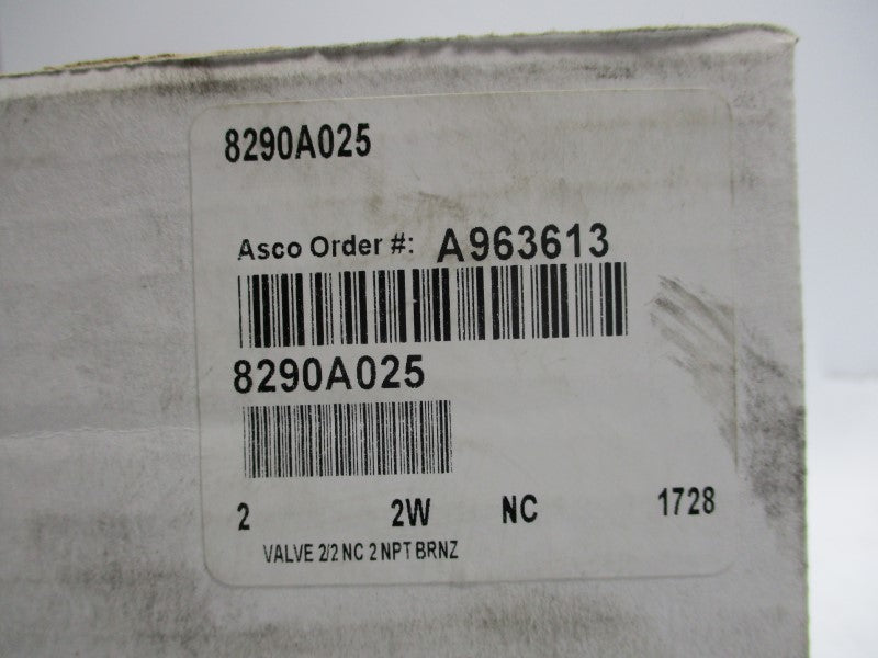 ASCO 8290A025 (A963613) NSFS