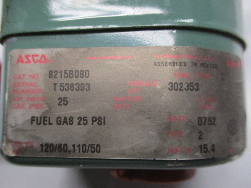 ASCO 8215B080 UNMP