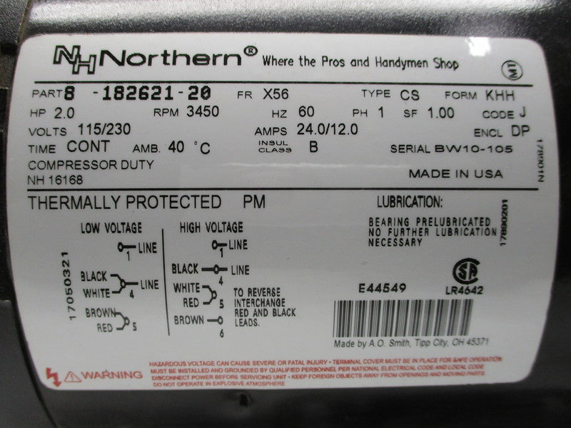 NH NORTHERN 8-182621-20 (AS PICTURED) NSNP