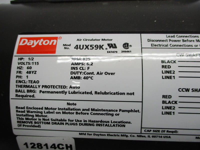 DAYTON 4UX59K NSMP