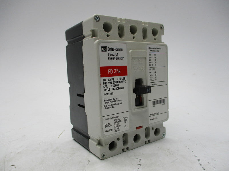 CUTLER HAMMER FD3060L NSMP