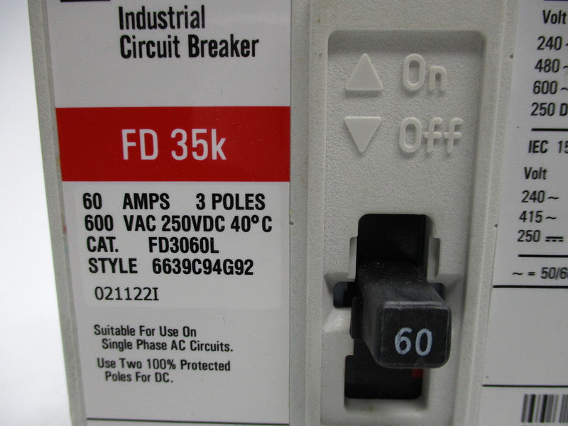 CUTLER HAMMER FD3060L NSMP