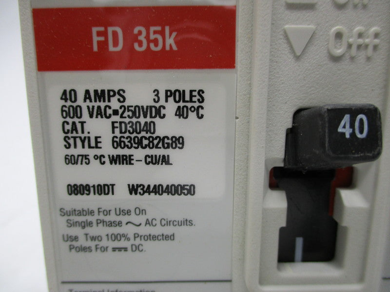 CUTLER HAMMER FD3040 NSMP