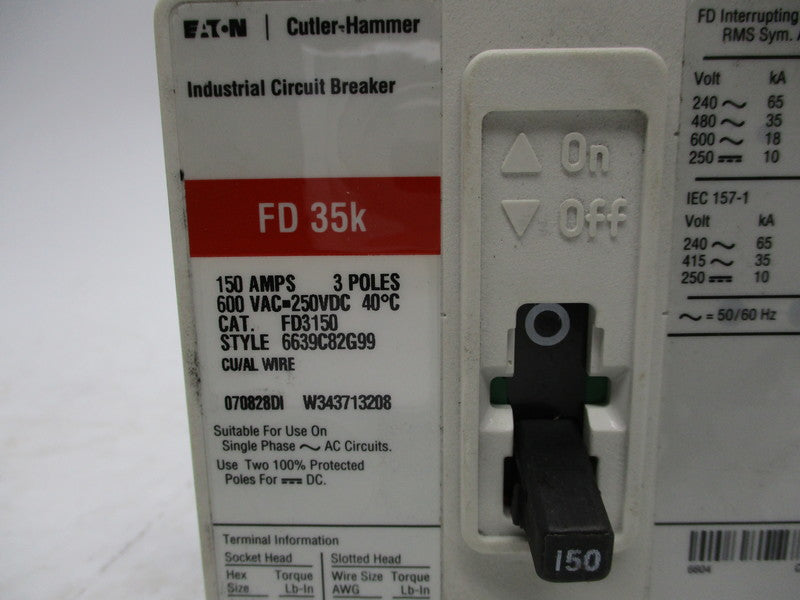 CUTLER HAMMER FD3150 NSMP