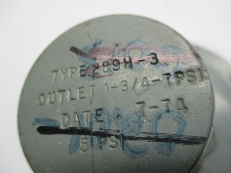 FISHER 289H-3 UNMP