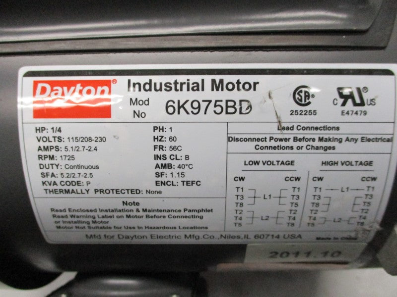 DAYTON 6K975BD NSNP