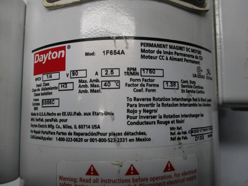 DAYTON 1F654A UNMP