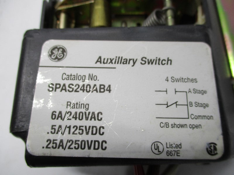 GENERAL ELECTRIC SPAS240AB4 UNMP