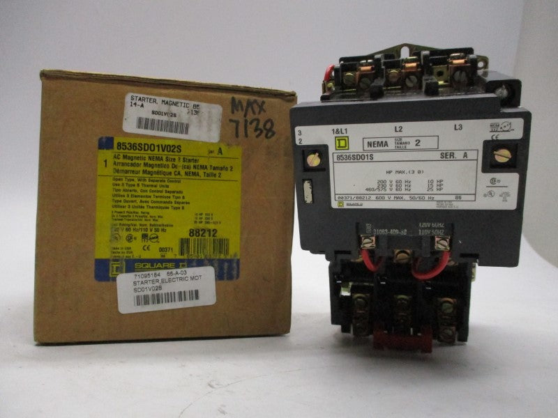 SQUARE D 8536SDO1V02S SER. A NSMP