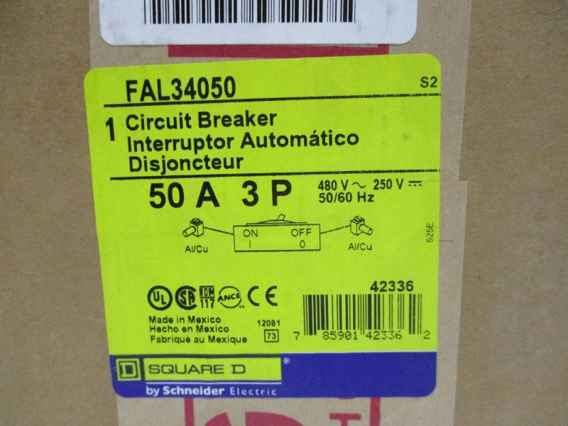 SQUARE D FAL34050 NSFS