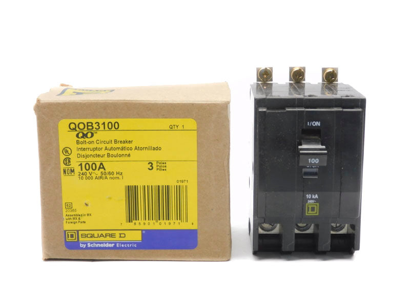 SQUARE D QOB3100 240V 100A NSMP