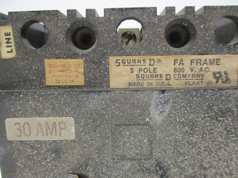 SQUARE D FA-36030 30A UNMP
