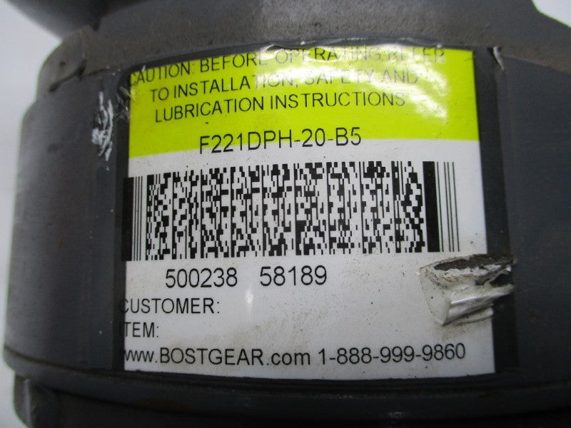 BOSTON GEAR F221DPH-20-B5 NSNP