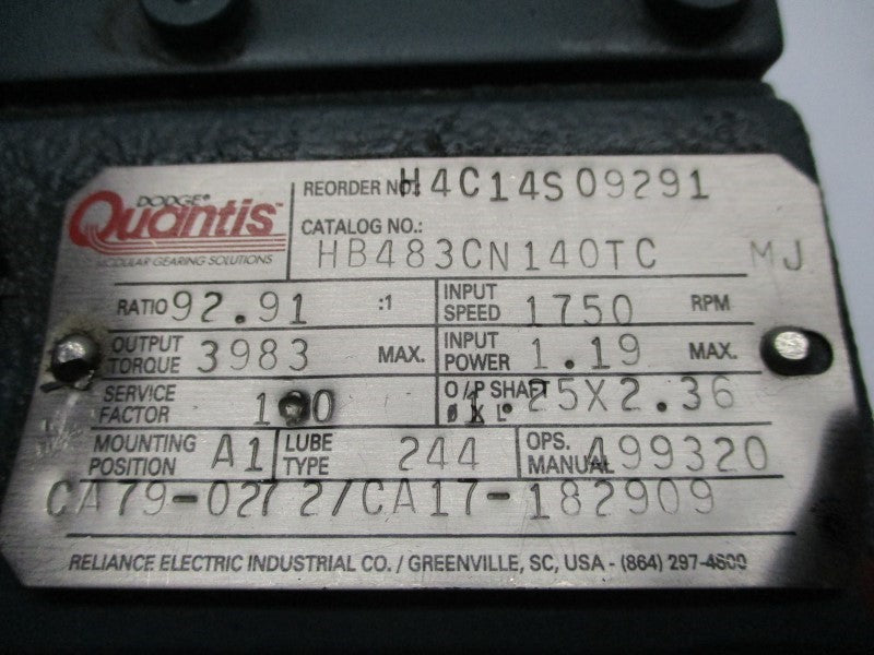 DODGE HB483CN140TC NSNP