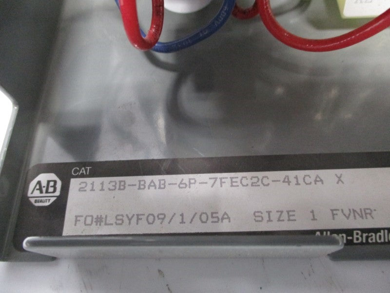 INDUSTRIAL SPARE PART 2113B-BAB-6P-7FEC2C-41CA SER. X NSNP