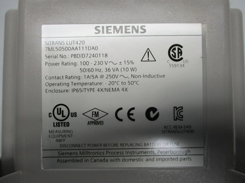 SIEMENS 7ML50500AA111DA0 NSNP