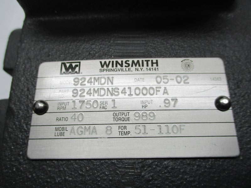 WINSMITH 924MDNS41000FA NSNP