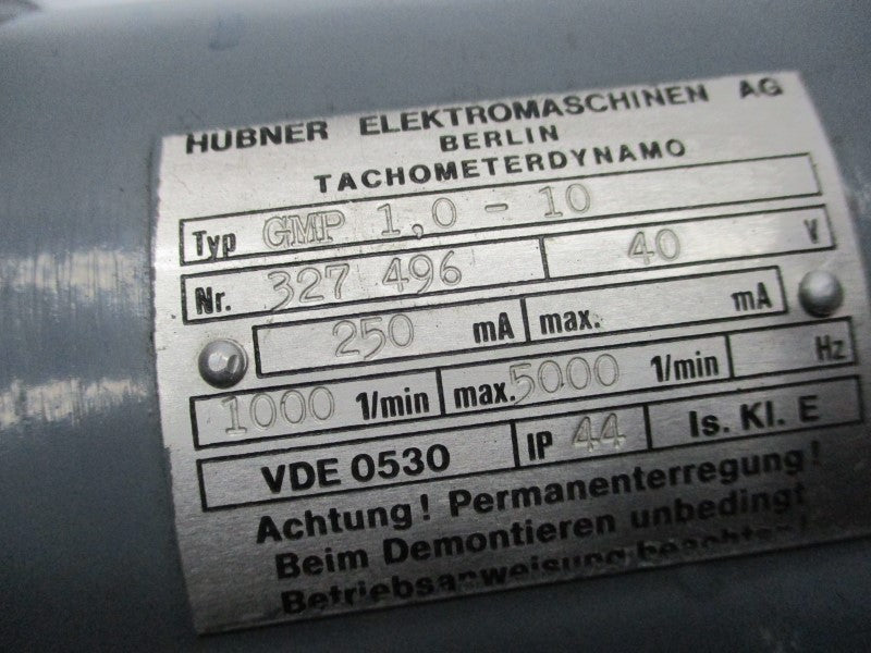 HUBNER BERLIN GMP1.0-10 (327-496)(FS162) UNMP